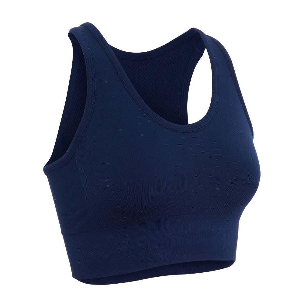 Seamless Seamless Bra Female Revealing Bra Woman Bra with Adjustable  Shoulder Strap Womens Womens a B. Cup (Color : 34-75AB, Size : Navy) :  : Clothing, Shoes & Accessories